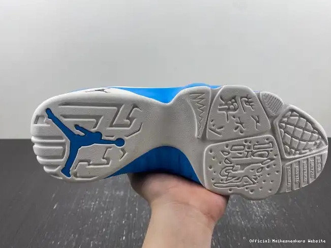 Official Maikesneakers Blue Air Jordan 9 Powder FQ8992-101 0522